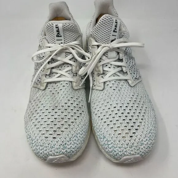 Adidas White Athletic Ultra boost Clima Parley Sneaker Shoes Size 14
